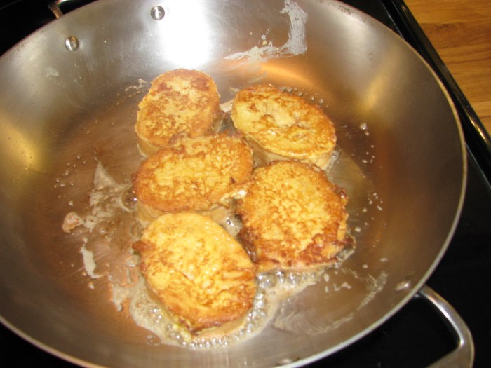 Frying Over Medium High Heat