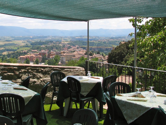View from the terrace