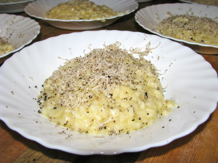 Risotto with Black Truffles