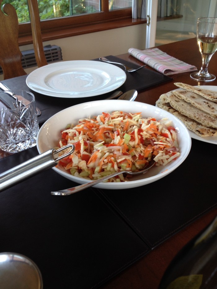 Spicy Cabbage and Vegetable Salad