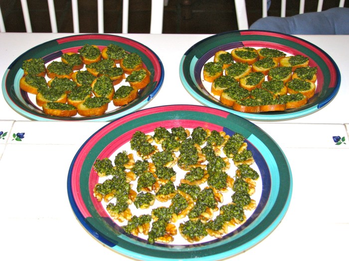 Pesto Appetizers