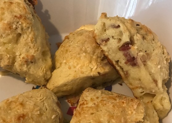 Scones - Savory with Bacon and Cheese